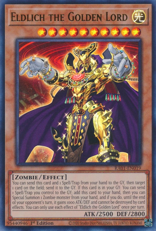 Eldlich the Golden Lord [RA01-EN019] Ultra Rare | Good Games Morley