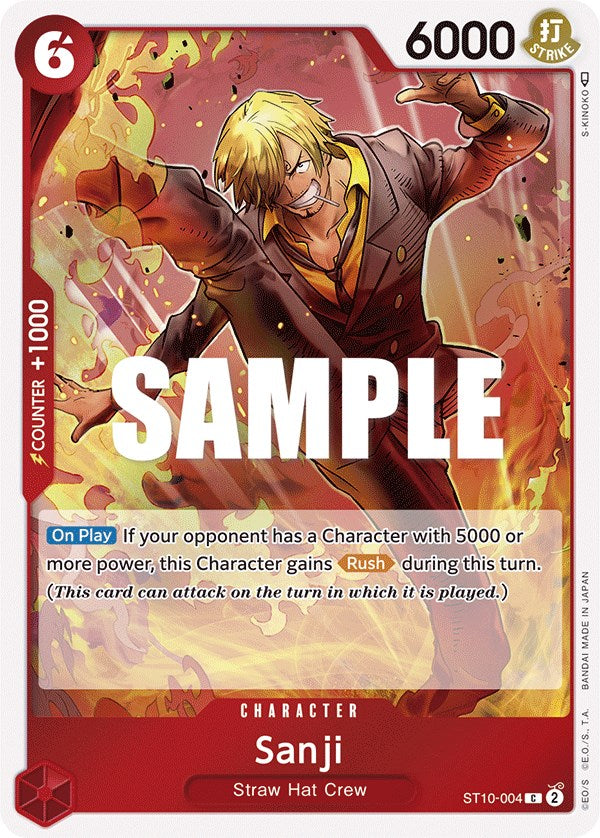 Sanji [Ultra Deck - The Three Captains] | Good Games Morley