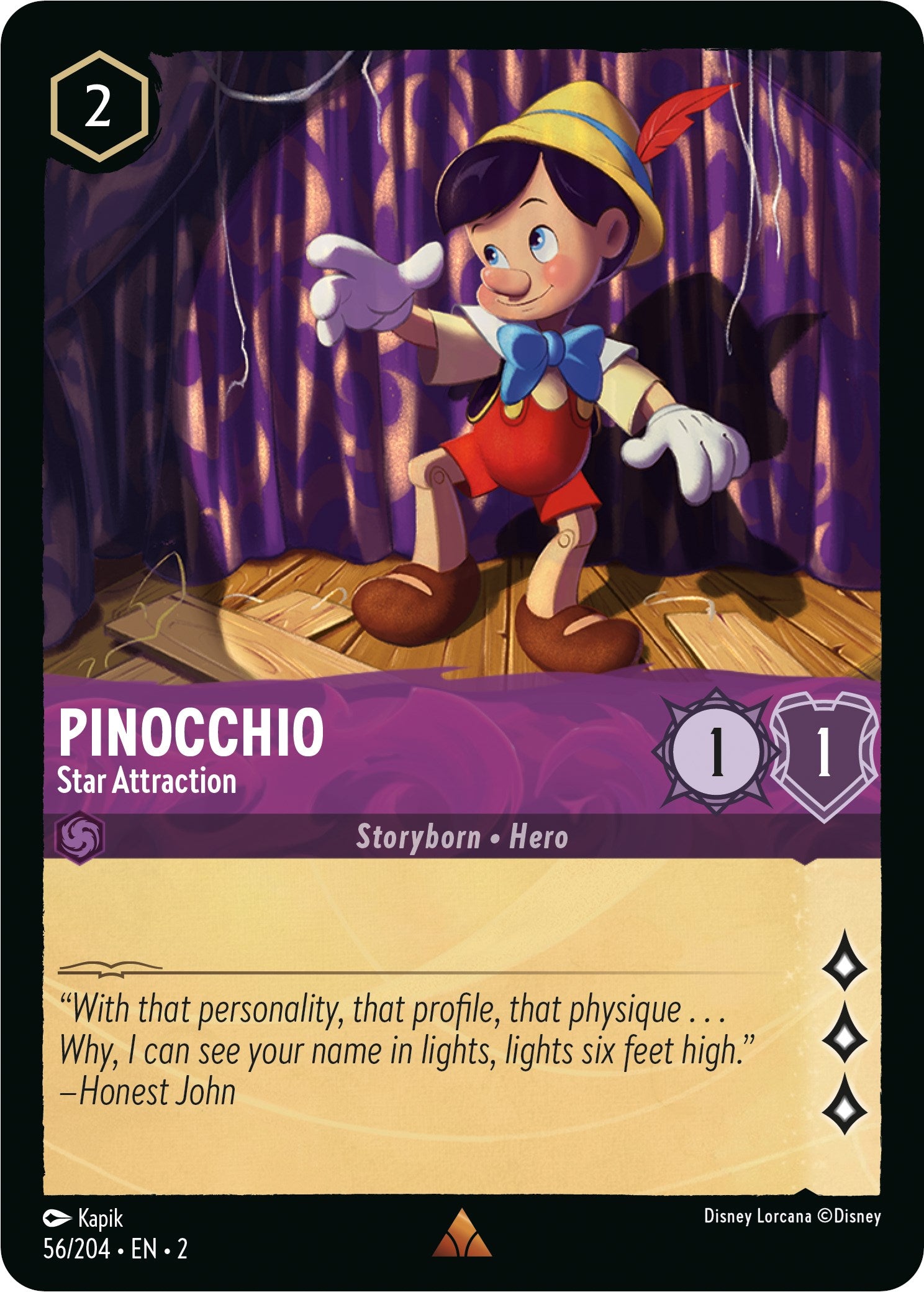 Pinocchio - Star Attraction (56/204) [Rise of the Floodborn] | Good Games Morley