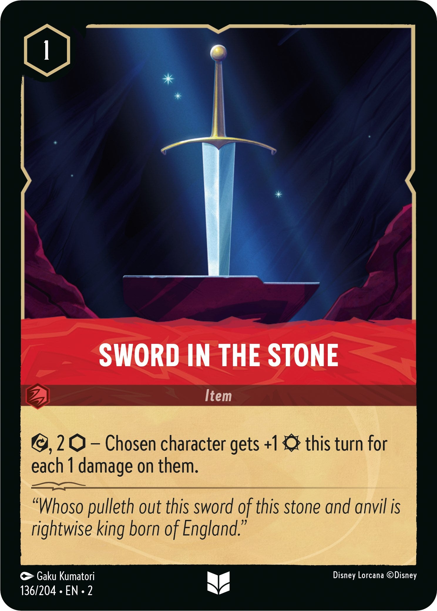 Sword in the Stone (136/204) [Rise of the Floodborn] | Good Games Morley