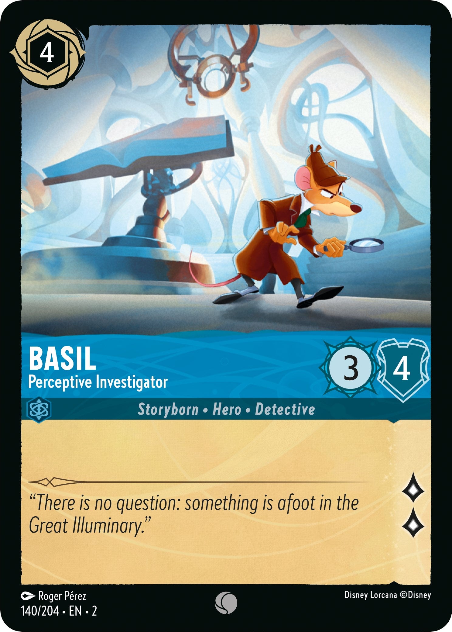 Basil - Perceptive Investigator (140/204) [Rise of the Floodborn] | Good Games Morley
