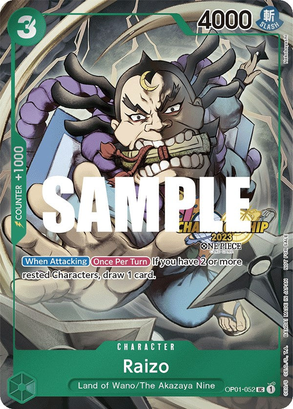 Raizo (CS 2023 Event Pack) [One Piece Promotion Cards] | Good Games Morley