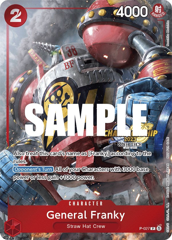 General Franky (CS 2023 Event Pack) [One Piece Promotion Cards] | Good Games Morley