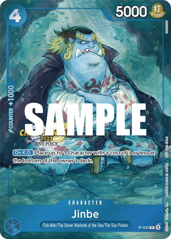 Jinbe (CS 2023 Event Pack) [One Piece Promotion Cards] | Good Games Morley