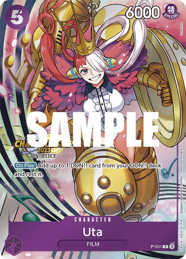 Uta (CS 2023 Event Pack) [One Piece Promotion Cards] | Good Games Morley
