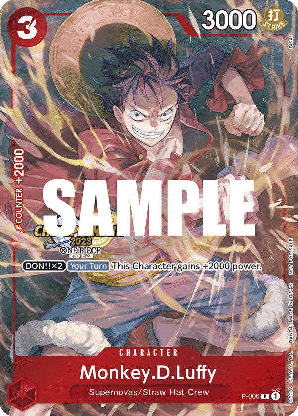Monkey.D.Luffy (CS 2023 Celebration Pack) [One Piece Promotion Cards] | Good Games Morley