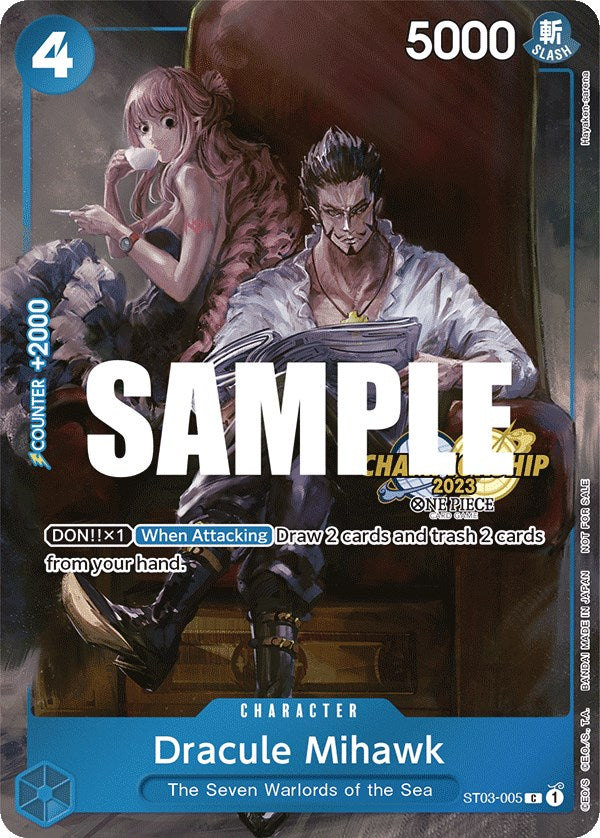 Dracule Mihawk (CS 2023 Celebration Pack) [One Piece Promotion Cards] | Good Games Morley