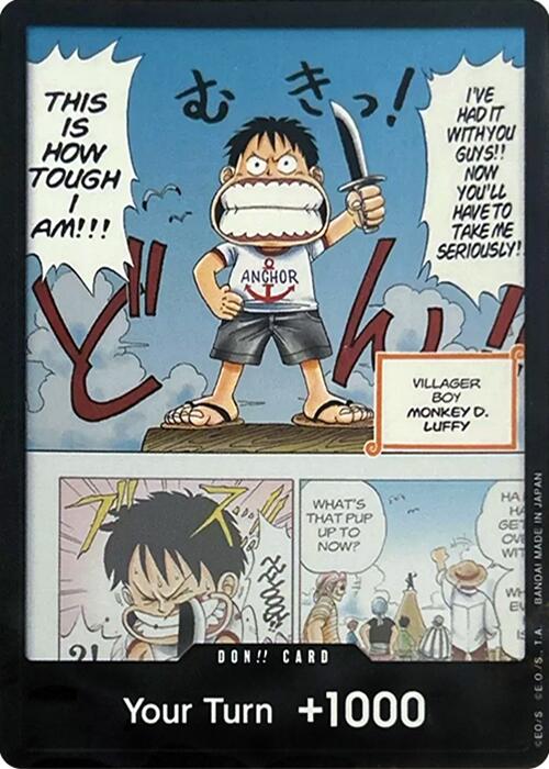 DON!! Card (Young Luffy) (Devil Fruits Collection Vol. 1) [One Piece Promotion Cards] | Good Games Morley
