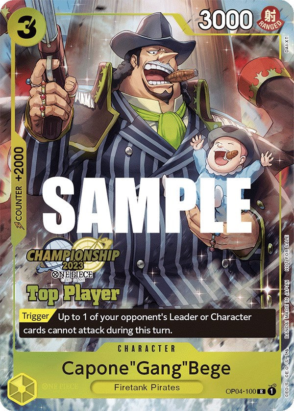 Capone"Gang"Bege (CS 2023 Top Players Pack) [One Piece Promotion Cards] | Good Games Morley