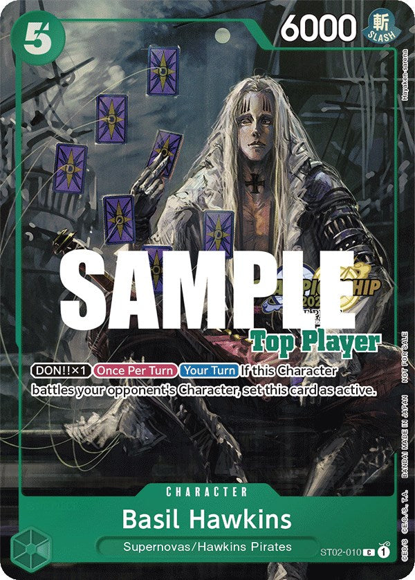 Basil Hawkins (CS 2023 Top Players Pack) [One Piece Promotion Cards] | Good Games Morley