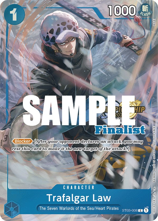 Trafalgar Law (CS 2023 Top Players Pack) [Finalist] [One Piece Promotion Cards] | Good Games Morley