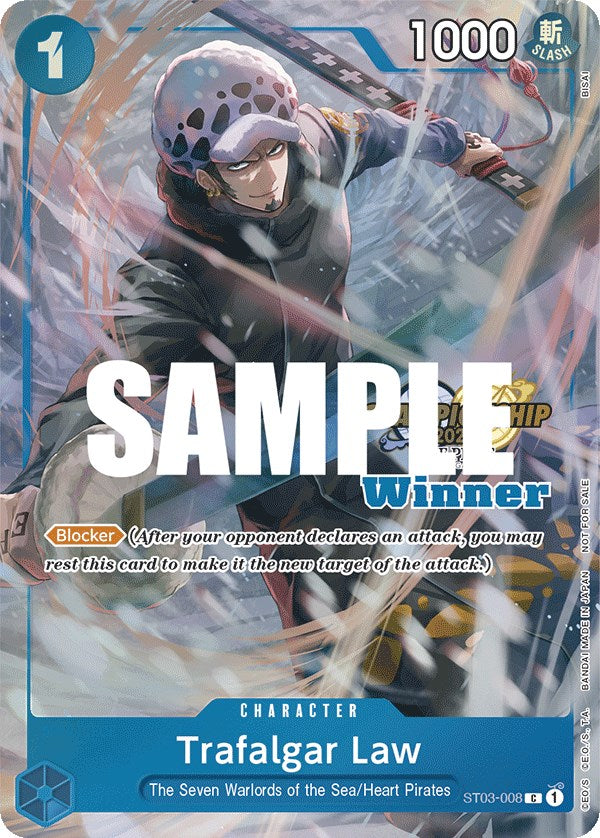 Trafalgar Law (CS 2023 Top Players Pack) [Winner] [One Piece Promotion Cards] | Good Games Morley