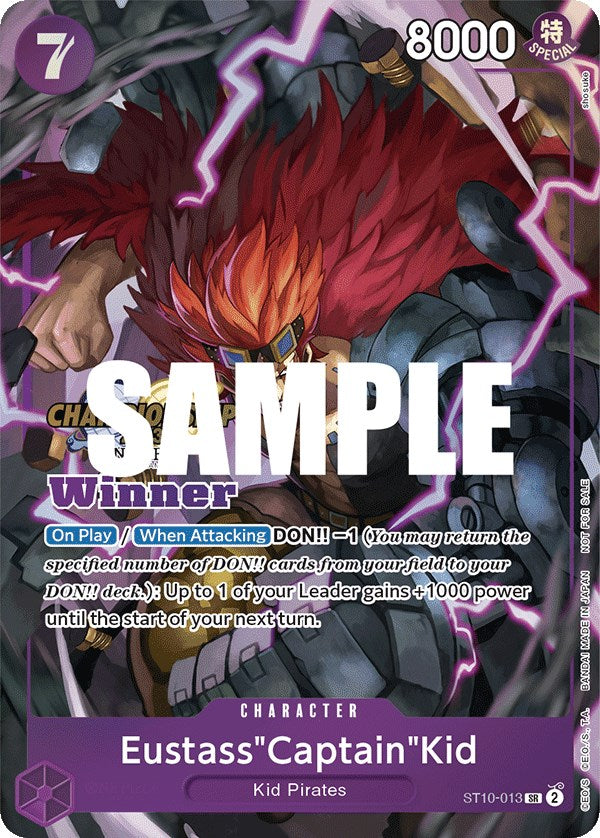 Eustass"Captain"Kid (CS 2023 Top Players Pack) [Winner] [One Piece Promotion Cards] | Good Games Morley