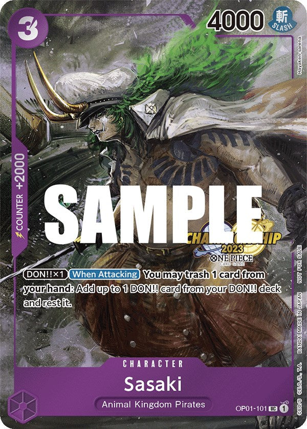 Sasaki (CS 2023 Event Pack Finalist Ver.) [One Piece Promotion Cards] | Good Games Morley