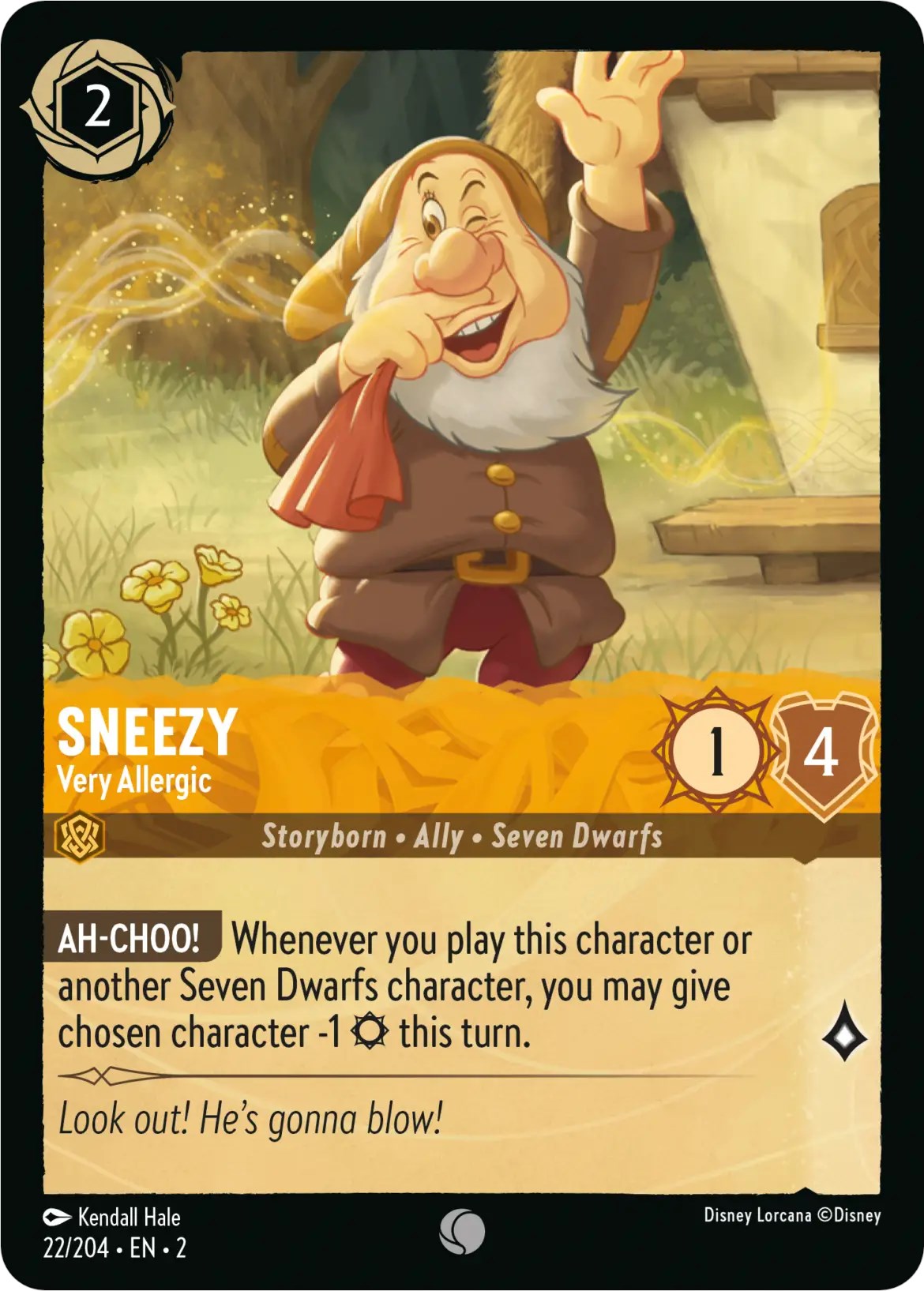 Sneezy - Very Allergic (22/204) [Rise of the Floodborn] | Good Games Morley