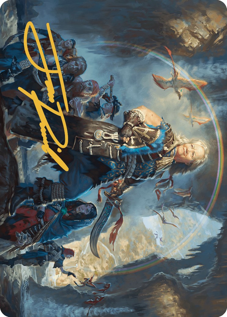 Admiral Brass, Unsinkable Art Card (Gold-Stamped Signature) [The Lost Caverns of Ixalan Art Series] | Good Games Morley