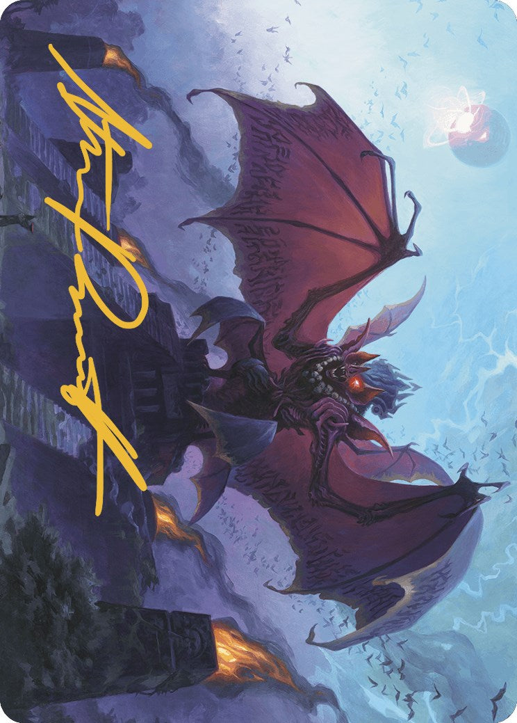 Aclazotz, Deepest Betrayal Art Card (Gold-Stamped Signature) [The Lost Caverns of Ixalan Art Series] | Good Games Morley