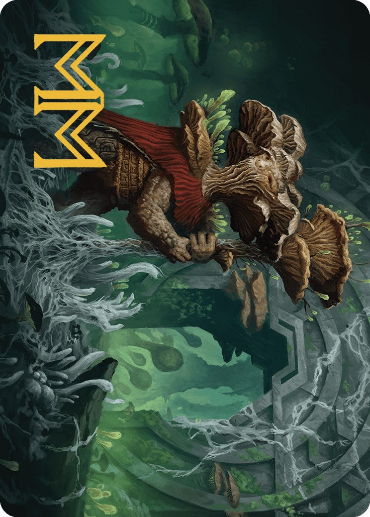 Tendril of the Mycotyrant Art Card (Gold-Stamped Signature) [The Lost Caverns of Ixalan Art Series] | Good Games Morley