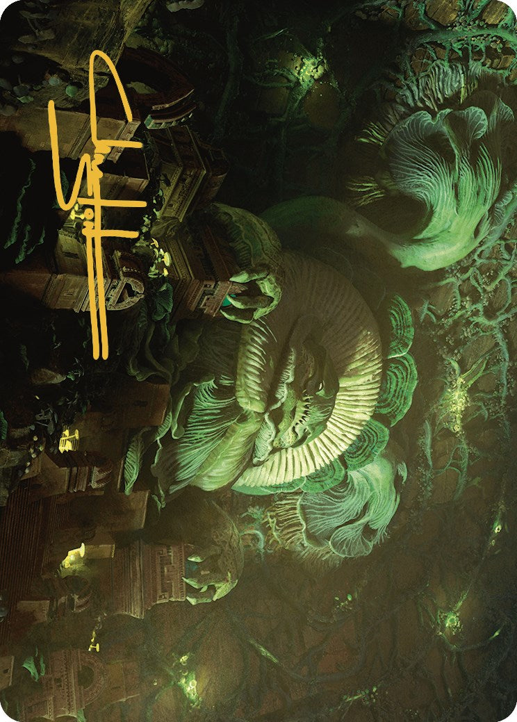 The Mycotyrant Art Card (Gold-Stamped Signature) [The Lost Caverns of Ixalan Art Series] | Good Games Morley