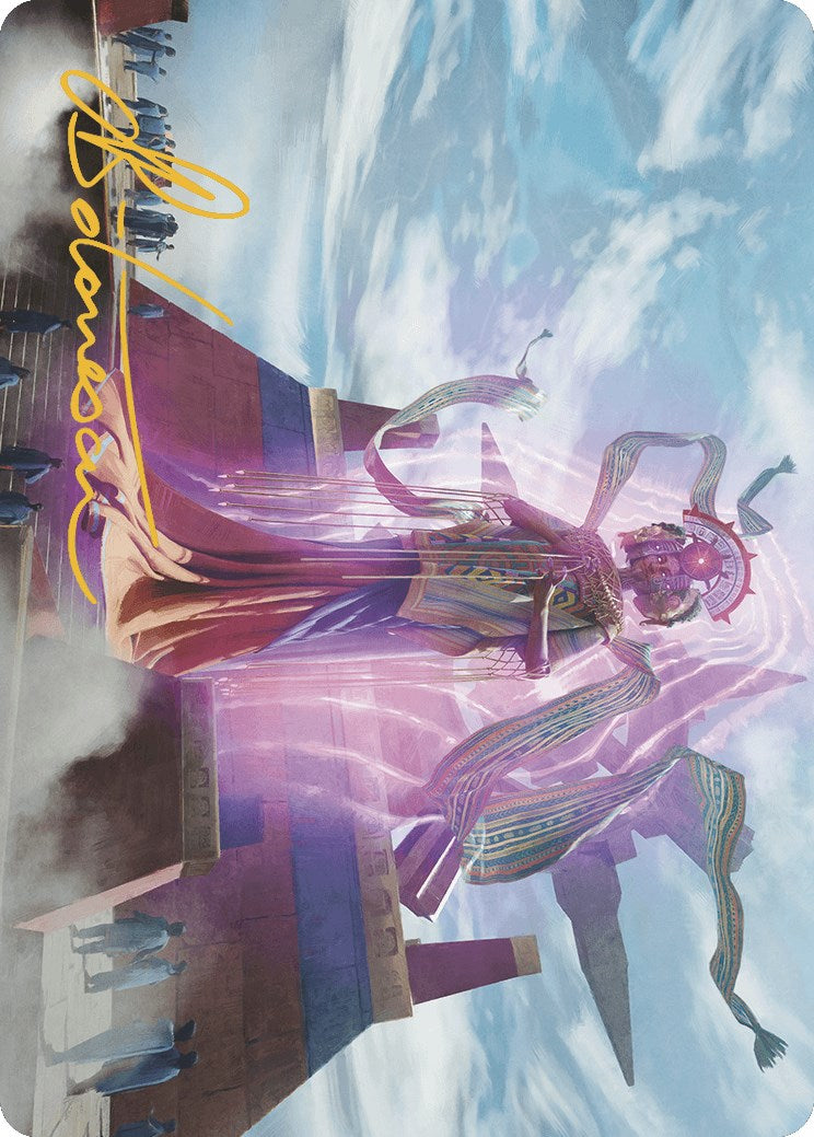 Ojer Taq, Deepest Foundation Art Card (4/81) (Gold-Stamped Signature) [The Lost Caverns of Ixalan Art Series] | Good Games Morley