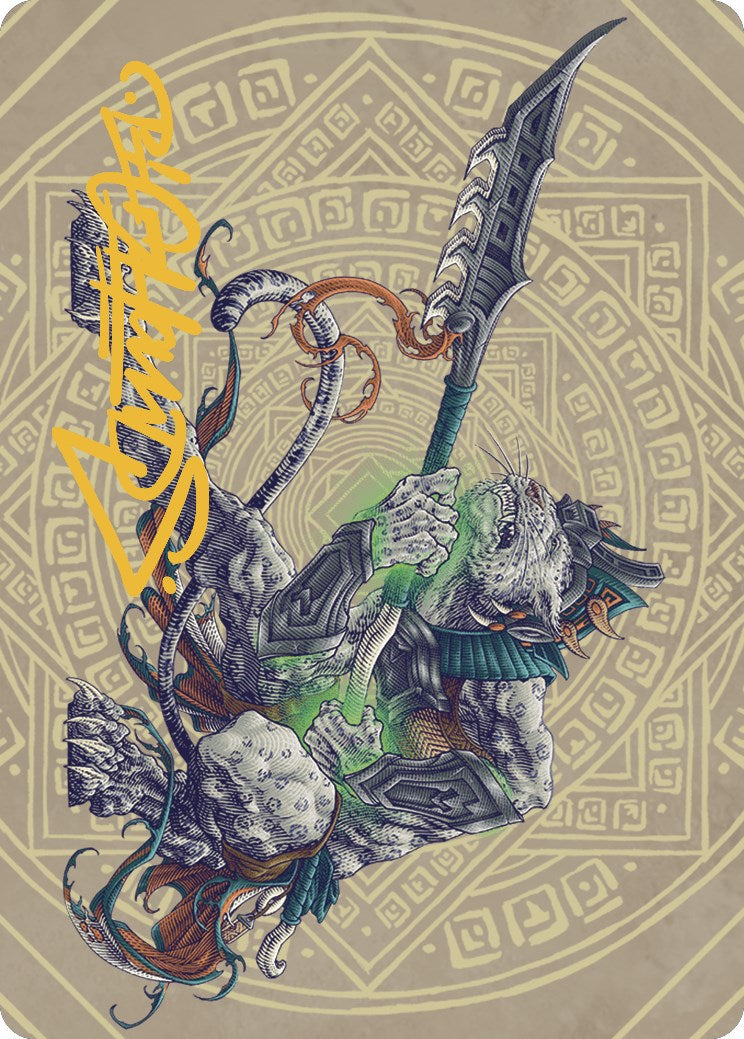 Kutzil, Malamet Exemplar Art Card (Gold-Stamped Signature) [The Lost Caverns of Ixalan Art Series] | Good Games Morley