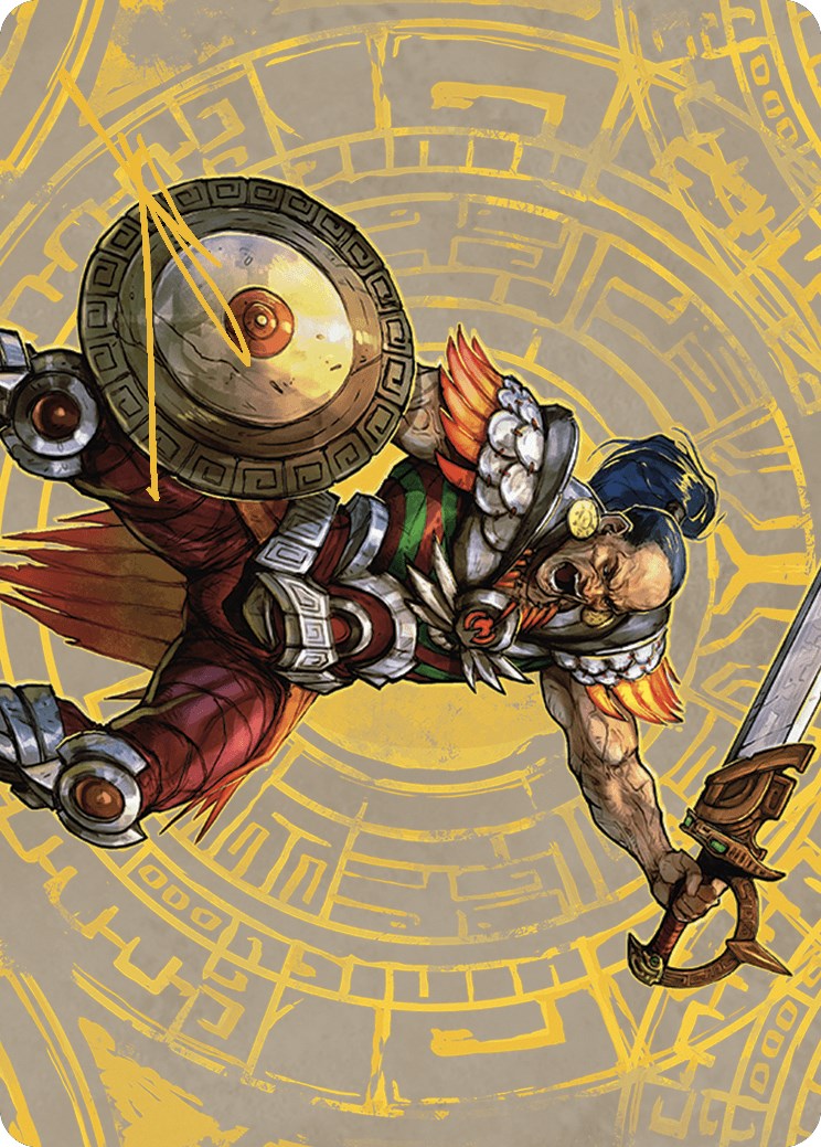 Inti, Seneschal of the Sun Art Card (Gold-Stamped Signature) [The Lost Caverns of Ixalan Art Series] | Good Games Morley