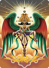 Resplendent Angel Art Card (59/81) (Gold-Stamped Signature) [The Lost Caverns of Ixalan Art Series] | Good Games Morley