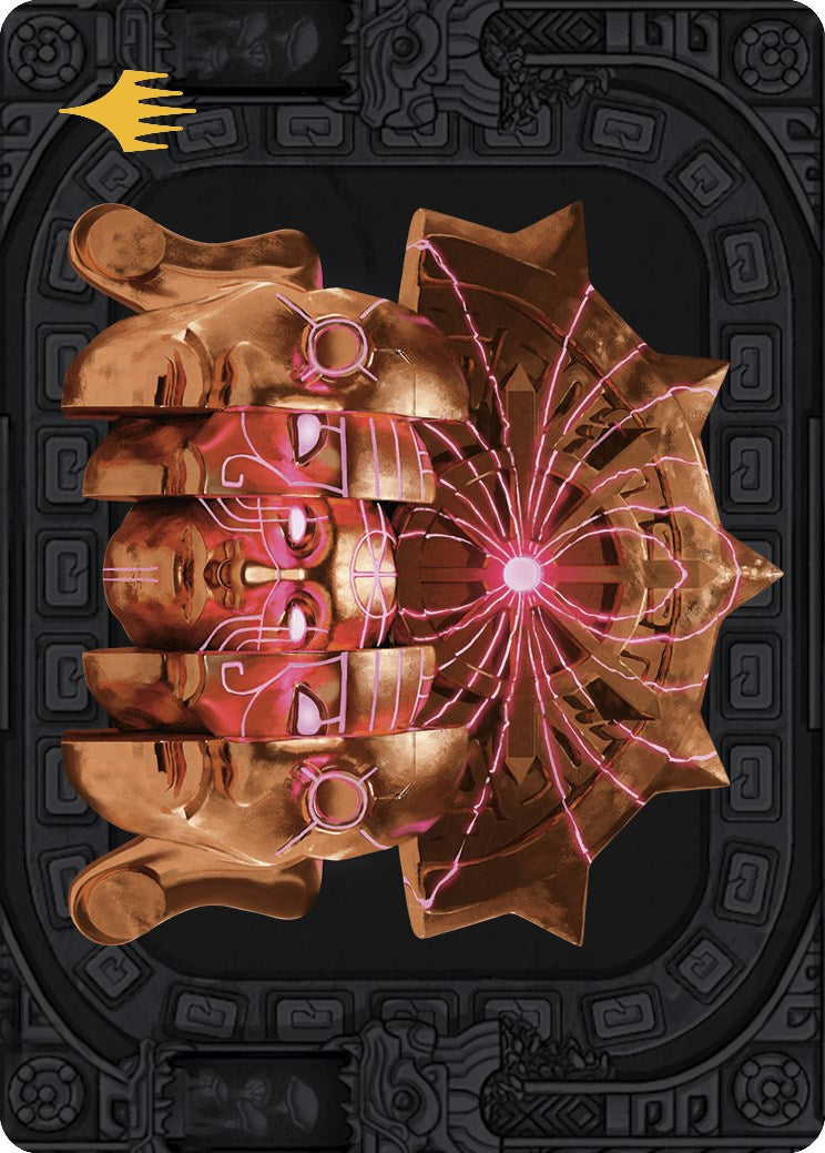 Ojer Taq, Deepest Foundation Art Card (56/81) (Gold-Stamped Planeswalker Symbol) [The Lost Caverns of Ixalan Art Series] | Good Games Morley
