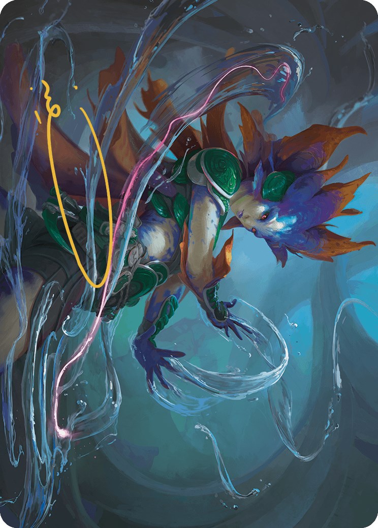 Nicanzil, Current Conductor Art Card (Gold-Stamped Signature) [The Lost Caverns of Ixalan Art Series] | Good Games Morley
