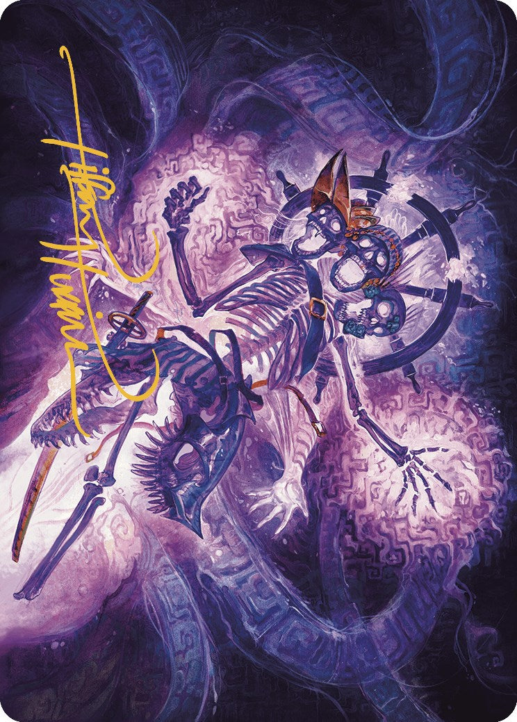 The Grim Captain Art Card (Gold-Stamped Signature) [The Lost Caverns of Ixalan Art Series] | Good Games Morley