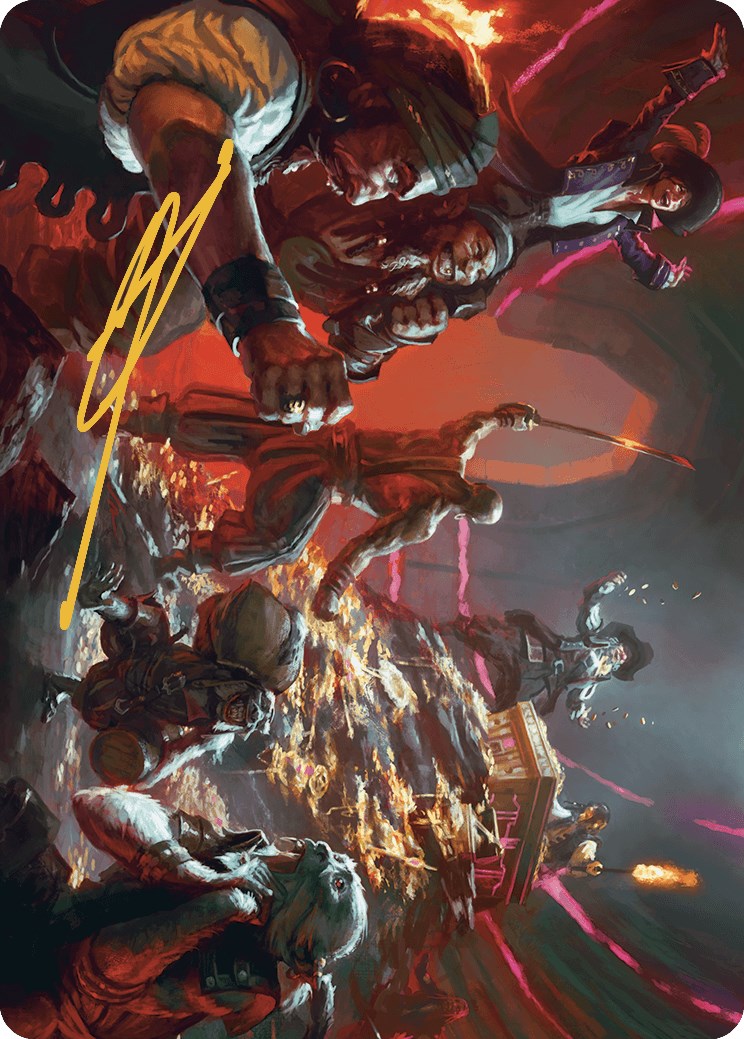 Hit the Mother Lode Art Card (Gold-Stamped Signature) [The Lost Caverns of Ixalan Art Series] | Good Games Morley