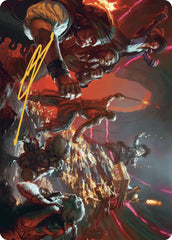 Hit the Mother Lode Art Card (Gold-Stamped Signature) [The Lost Caverns of Ixalan Art Series] | Good Games Morley