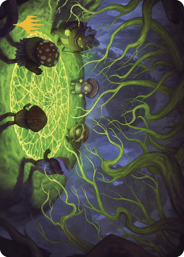 Growing Rites of Itlimoc Art Card (Gold-Stamped Planeswalker Symbol) [The Lost Caverns of Ixalan Art Series] | Good Games Morley
