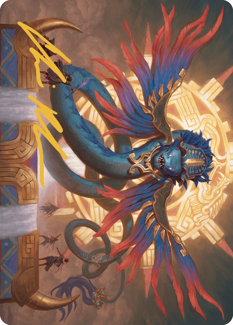 Ojer Pakpatiq, Deepest Epoch Art Card (13/81) (Gold-Stamped Signature) [The Lost Caverns of Ixalan Art Series] | Good Games Morley