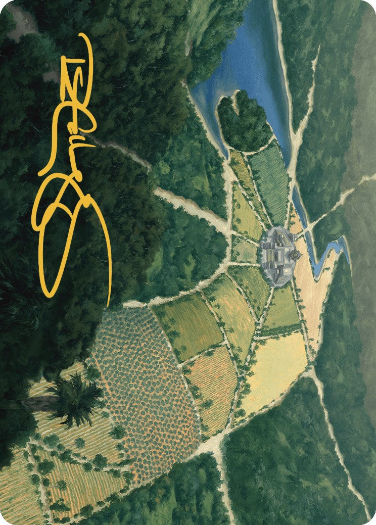 Restless Prairie Art Card (Gold-Stamped Signature) [The Lost Caverns of Ixalan Art Series] | Good Games Morley