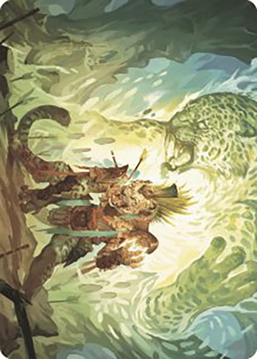 Might of the Ancestors Art Card [The Lost Caverns of Ixalan Art Series] | Good Games Morley