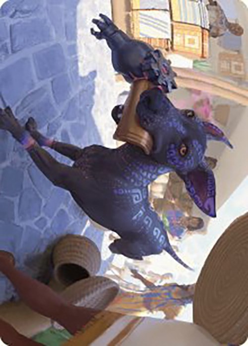 Mischievous Pup Art Card [The Lost Caverns of Ixalan Art Series] | Good Games Morley