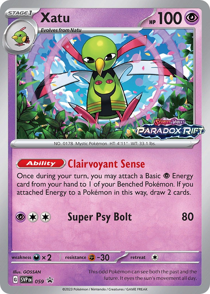 Xatu (059) [Scarlet & Violet: Black Star Promos] | Good Games Morley