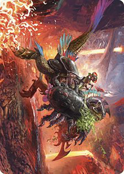 Triumphant Chomp Art Card [The Lost Caverns of Ixalan Art Series] | Good Games Morley