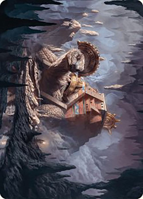 Bedrock Tortoise Art Card [The Lost Caverns of Ixalan Art Series] | Good Games Morley