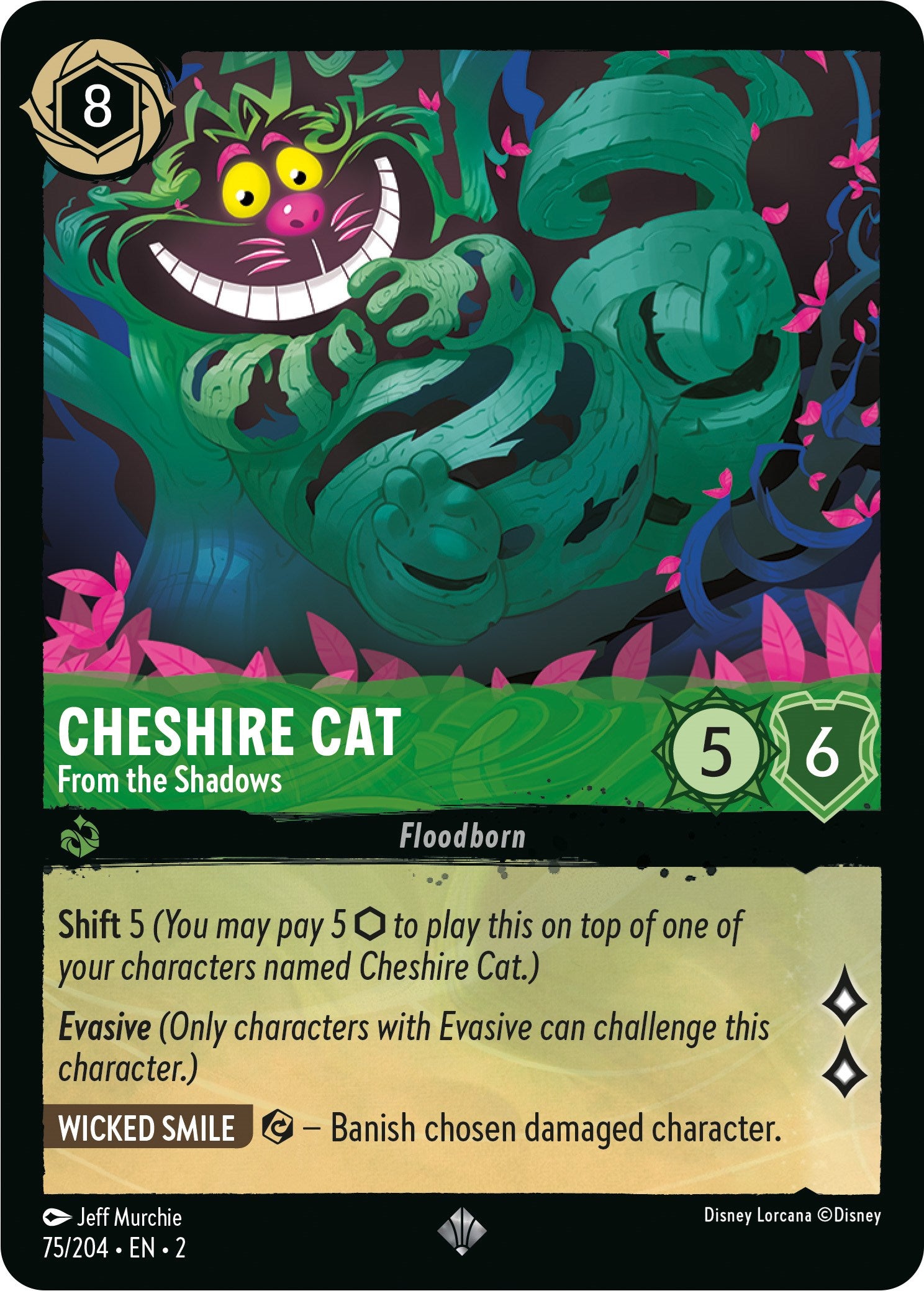 Cheshire Cat - From the Shadows (75/204) [Rise of the Floodborn] | Good Games Morley