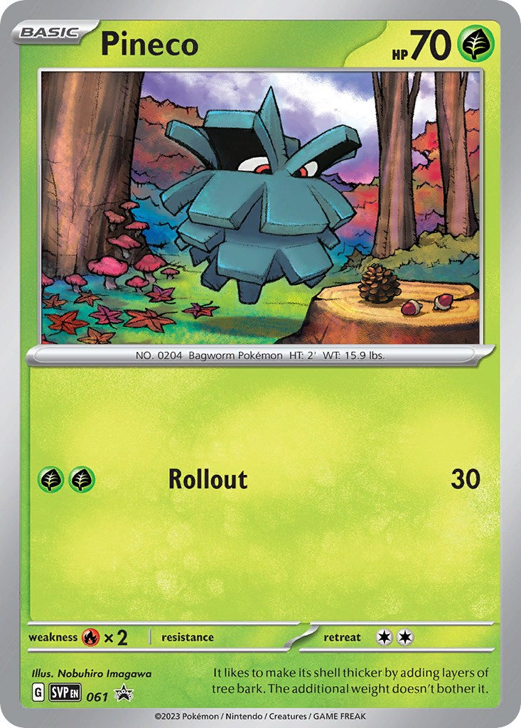 Pineco (061) [Scarlet & Violet: Black Star Promos] | Good Games Morley