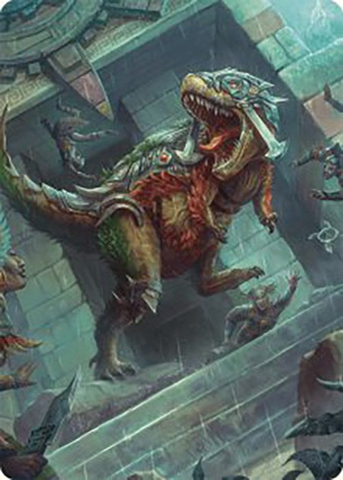 Carnage Tyrant Art Card [The Lost Caverns of Ixalan Art Series] | Good Games Morley