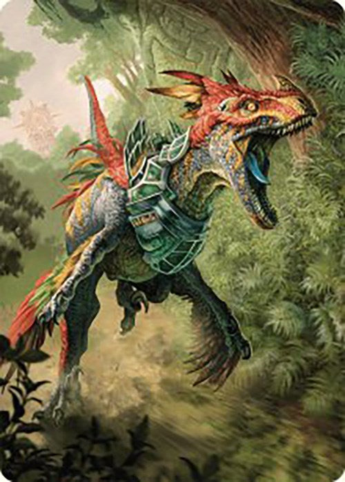 Dinosaur Token Art Card [The Lost Caverns of Ixalan Art Series] | Good Games Morley
