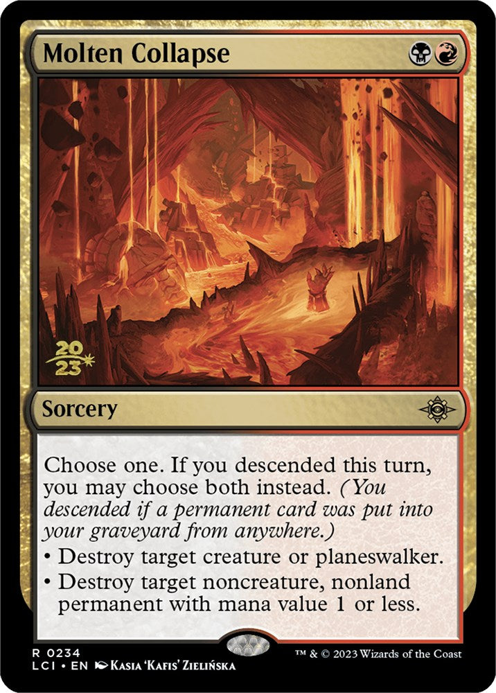 Molten Collapse [The Lost Caverns of Ixalan Prerelease Cards] | Good Games Morley