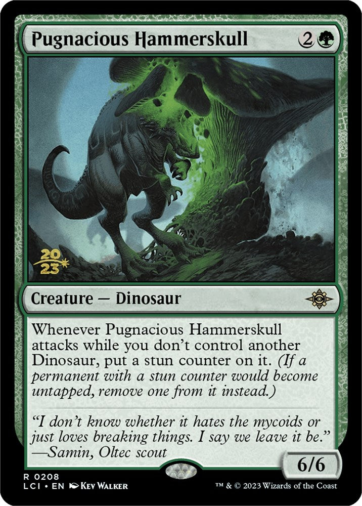 Pugnacious Hammerskull [The Lost Caverns of Ixalan Prerelease Cards] | Good Games Morley