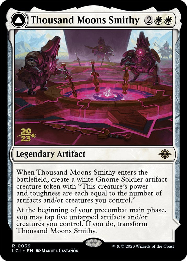 Thousand Moons Smithy // Barracks of the Thousand [The Lost Caverns of Ixalan Prerelease Cards] | Good Games Morley