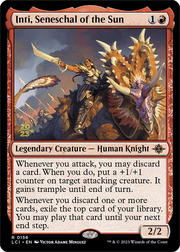 Inti, Seneschal of the Sun [The Lost Caverns of Ixalan Prerelease Cards] | Good Games Morley
