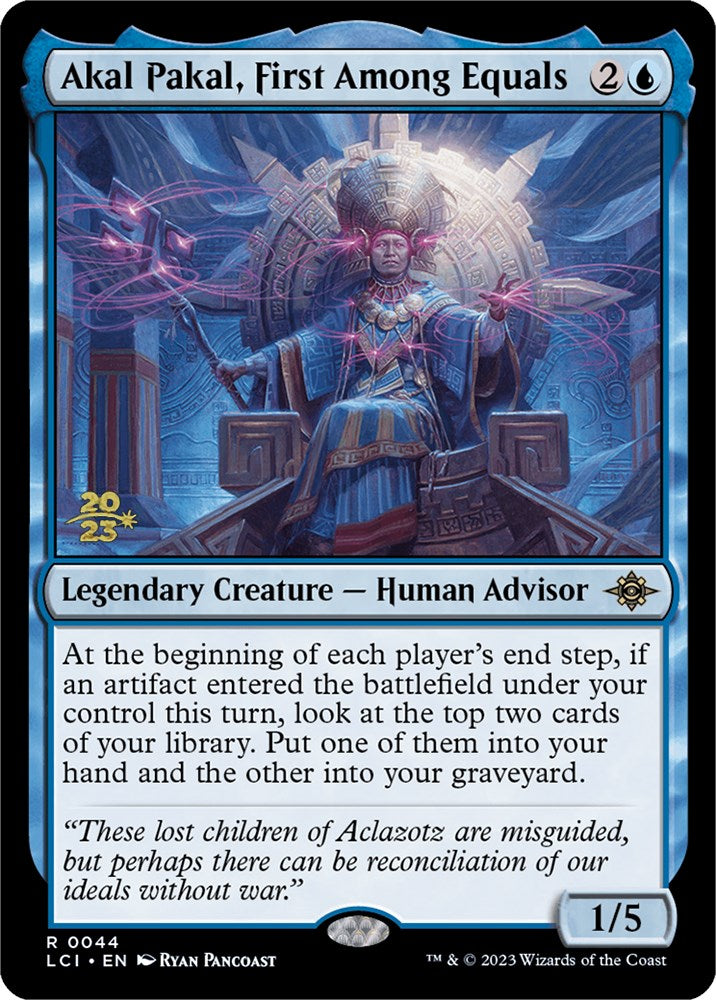 Akal Pakal, First Among Equals [The Lost Caverns of Ixalan Prerelease Cards] | Good Games Morley