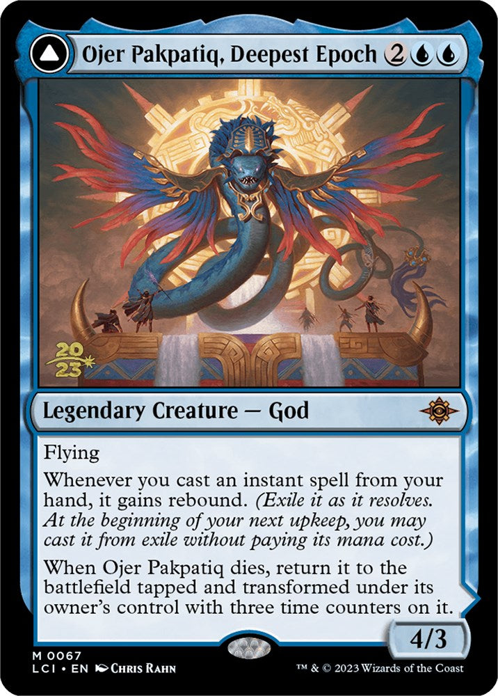 Ojer Pakpatiq, Deepest Epoch // Temple of Cyclical Time [The Lost Caverns of Ixalan Prerelease Cards] | Good Games Morley